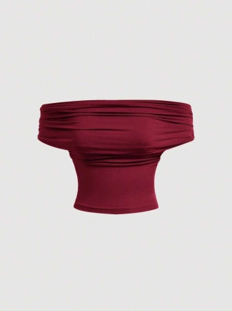 SHEIN MOD Women's Elegant Solid Color Versatile Halter Neck Top, Summer - Image 17