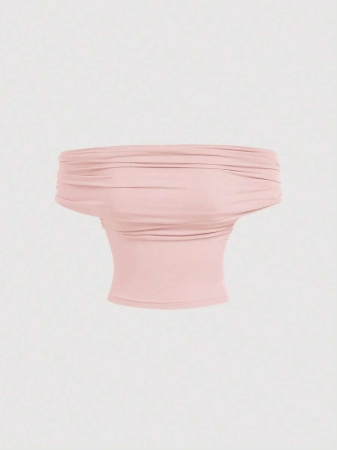 SHEIN MOD Women's Elegant Solid Color Versatile Halter Neck Top, Summer - Image 57