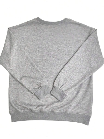 Christmas Candy Cocoa And Bowknot Pattern Printed Sweatshirt - Autumn And Winter Season Casual Long Sleeve, Round Neck Sweatshirt, Suitable For Women - Machine Washable Polyester - Plus Size Women's Clothing 2025 - Image 5