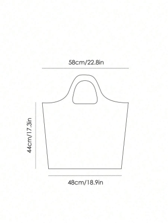 Pop Mart Azura X SHEIN 1pc Cartoon Character Patterned Drawstring Tote Bag Made Of Polyester Material, Large Capacity, Suitable For Commuting, Shopping, And Traveling, Suitable For Both Ladies And Gentlemen, The Bag Can Be Folded For Easy Storage And Convenient Carrying,Tears For Beach - Image 15