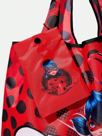 Pop Mart Azura X SHEIN 1pc Cartoon Character Patterned Drawstring Tote Bag Made Of Polyester Material, Large Capacity, Suitable For Commuting, Shopping, And Traveling, Suitable For Both Ladies And Gentlemen, The Bag Can Be Folded For Easy Storage And Convenient Carrying,Tears For Beach - Image 21