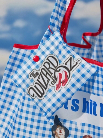 Pop Mart Azura X SHEIN 1pc Cartoon Character Patterned Drawstring Tote Bag Made Of Polyester Material, Large Capacity, Suitable For Commuting, Shopping, And Traveling, Suitable For Both Ladies And Gentlemen, The Bag Can Be Folded For Easy Storage And Convenient Carrying,Tears For Beach - Image 28