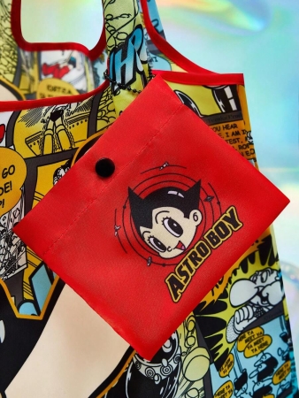 Pop Mart Azura X SHEIN 1pc Cartoon Character Patterned Drawstring Tote Bag Made Of Polyester Material, Large Capacity, Suitable For Commuting, Shopping, And Traveling, Suitable For Both Ladies And Gentlemen, The Bag Can Be Folded For Easy Storage And Convenient Carrying,Tears For Beach - Image 35