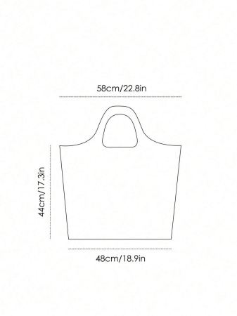 Pop Mart Azura X SHEIN 1pc Cartoon Character Patterned Drawstring Tote Bag Made Of Polyester Material, Large Capacity, Suitable For Commuting, Shopping, And Traveling, Suitable For Both Ladies And Gentlemen, The Bag Can Be Folded For Easy Storage And Convenient Carrying,Tears For Beach - Image 58