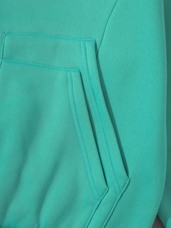 ROMWE MEN Street Life Men's Solid Color Pocket Casual Patchwork Hoodie, Autumn/Winter - Image 5