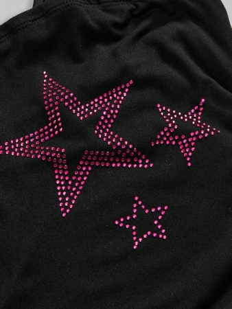 ROMWE J-Fashion Y2K Harajuku Style Rhinestone Embellished Camouflage Print Star & Flag Graphic Halter Neck Tank Top For Women - Image 10