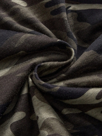 ROMWE J-Fashion Y2K Harajuku Style Rhinestone Embellished Camouflage Print Star & Flag Graphic Halter Neck Tank Top For Women - Image 15