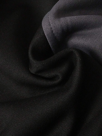 ROMWE MEN Street Life Men's Patchwork Contrast Color Hoodie, Retro Street Style, For Fall - Image 5