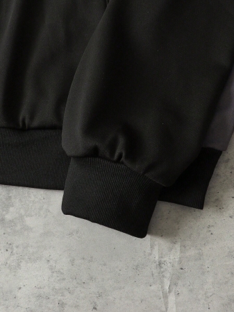 ROMWE MEN Street Life Men's Patchwork Contrast Color Hoodie, Retro Street Style, For Fall - Image 6