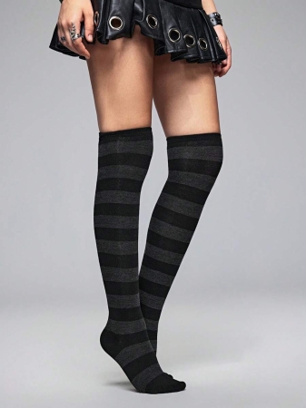 ROMWE Anime Women Over The Knee Socks - Image 4