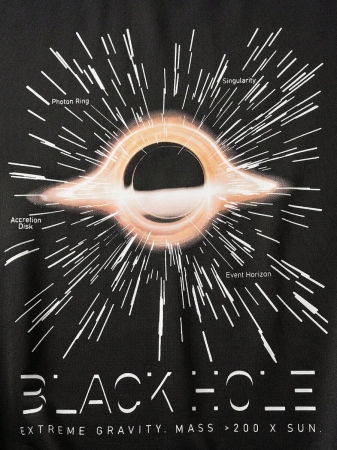 Discovery X SHEIN Men's Letter & Graphic Print Crew Neck Long Sleeve Pullover Sweatshirt, 2000s Style , Fall - Image 5