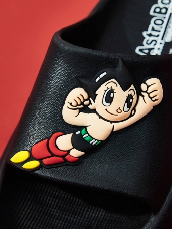 LE PETIT PRINCE X SHEIN Moon & Star Cute Cartoon Blue Children's Slip-On Slippers Toddlers & Kids Non-Slip Quick-Drying Shower Slide, Lightweight And Durable EVA Material, Unisex For Boys And Girls In The House, Bthroom, Playground, Swimming Pool, Beach Indoor Outdoor - Image 15