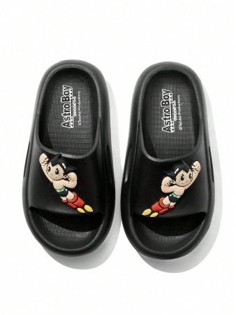 LE PETIT PRINCE X SHEIN Moon & Star Cute Cartoon Blue Children's Slip-On Slippers Toddlers & Kids Non-Slip Quick-Drying Shower Slide, Lightweight And Durable EVA Material, Unisex For Boys And Girls In The House, Bthroom, Playground, Swimming Pool, Beach Indoor Outdoor - Image 17