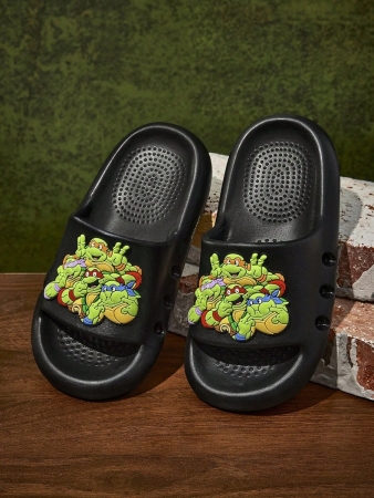 LE PETIT PRINCE X SHEIN Moon & Star Cute Cartoon Blue Children's Slip-On Slippers Toddlers & Kids Non-Slip Quick-Drying Shower Slide, Lightweight And Durable EVA Material, Unisex For Boys And Girls In The House, Bthroom, Playground, Swimming Pool, Beach Indoor Outdoor - Image 37