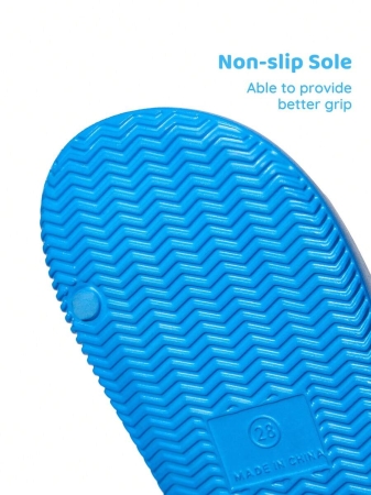 LE PETIT PRINCE X SHEIN Moon & Star Cute Cartoon Blue Children's Slip-On Slippers Toddlers & Kids Non-Slip Quick-Drying Shower Slide, Lightweight And Durable EVA Material, Unisex For Boys And Girls In The House, Bthroom, Playground, Swimming Pool, Beach Indoor Outdoor - Image 42