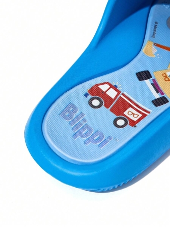 LE PETIT PRINCE X SHEIN Moon & Star Cute Cartoon Blue Children's Slip-On Slippers Toddlers & Kids Non-Slip Quick-Drying Shower Slide, Lightweight And Durable EVA Material, Unisex For Boys And Girls In The House, Bthroom, Playground, Swimming Pool, Beach Indoor Outdoor - Image 45