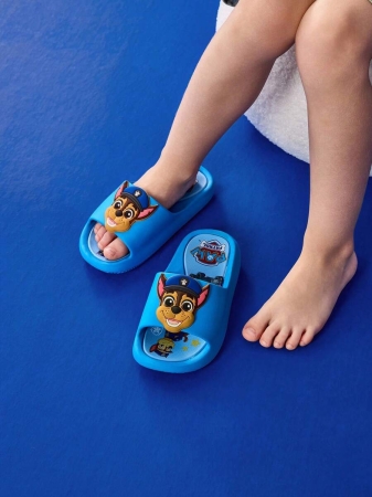 LE PETIT PRINCE X SHEIN Moon & Star Cute Cartoon Blue Children's Slip-On Slippers Toddlers & Kids Non-Slip Quick-Drying Shower Slide, Lightweight And Durable EVA Material, Unisex For Boys And Girls In The House, Bthroom, Playground, Swimming Pool, Beach Indoor Outdoor - Image 57