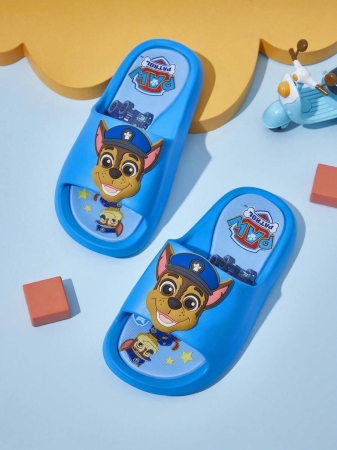 LE PETIT PRINCE X SHEIN Moon & Star Cute Cartoon Blue Children's Slip-On Slippers Toddlers & Kids Non-Slip Quick-Drying Shower Slide, Lightweight And Durable EVA Material, Unisex For Boys And Girls In The House, Bthroom, Playground, Swimming Pool, Beach Indoor Outdoor - Image 58
