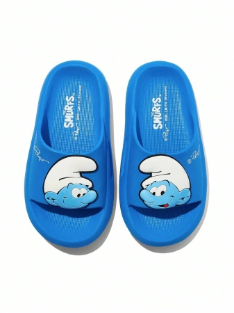 LE PETIT PRINCE X SHEIN Moon & Star Cute Cartoon Blue Children's Slip-On Slippers Toddlers & Kids Non-Slip Quick-Drying Shower Slide, Lightweight And Durable EVA Material, Unisex For Boys And Girls In The House, Bthroom, Playground, Swimming Pool, Beach Indoor Outdoor - Image 63