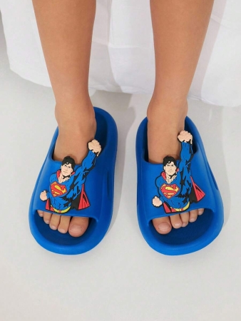LE PETIT PRINCE X SHEIN Moon & Star Cute Cartoon Blue Children's Slip-On Slippers Toddlers & Kids Non-Slip Quick-Drying Shower Slide, Lightweight And Durable EVA Material, Unisex For Boys And Girls In The House, Bthroom, Playground, Swimming Pool, Beach Indoor Outdoor - Image 95