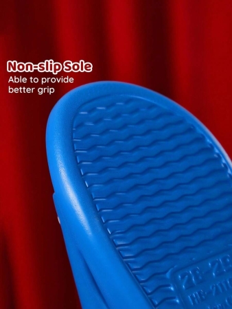 LE PETIT PRINCE X SHEIN Moon & Star Cute Cartoon Blue Children's Slip-On Slippers Toddlers & Kids Non-Slip Quick-Drying Shower Slide, Lightweight And Durable EVA Material, Unisex For Boys And Girls In The House, Bthroom, Playground, Swimming Pool, Beach Indoor Outdoor - Image 98