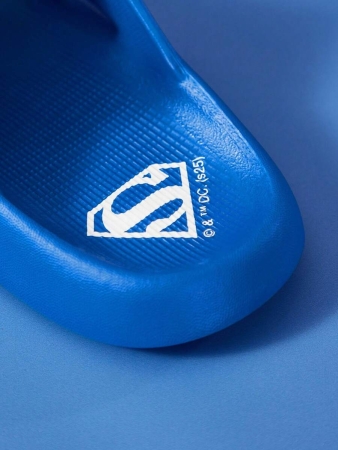 LE PETIT PRINCE X SHEIN Moon & Star Cute Cartoon Blue Children's Slip-On Slippers Toddlers & Kids Non-Slip Quick-Drying Shower Slide, Lightweight And Durable EVA Material, Unisex For Boys And Girls In The House, Bthroom, Playground, Swimming Pool, Beach Indoor Outdoor - Image 100