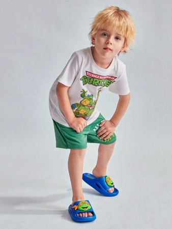 LE PETIT PRINCE X SHEIN Moon & Star Cute Cartoon Blue Children's Slip-On Slippers Toddlers & Kids Non-Slip Quick-Drying Shower Slide, Lightweight And Durable EVA Material, Unisex For Boys And Girls In The House, Bthroom, Playground, Swimming Pool, Beach Indoor Outdoor - Image 107