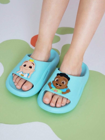 LE PETIT PRINCE X SHEIN Moon & Star Cute Cartoon Blue Children's Slip-On Slippers Toddlers & Kids Non-Slip Quick-Drying Shower Slide, Lightweight And Durable EVA Material, Unisex For Boys And Girls In The House, Bthroom, Playground, Swimming Pool, Beach Indoor Outdoor - Image 113