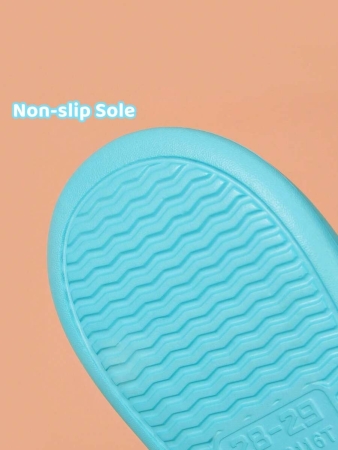 LE PETIT PRINCE X SHEIN Moon & Star Cute Cartoon Blue Children's Slip-On Slippers Toddlers & Kids Non-Slip Quick-Drying Shower Slide, Lightweight And Durable EVA Material, Unisex For Boys And Girls In The House, Bthroom, Playground, Swimming Pool, Beach Indoor Outdoor - Image 117