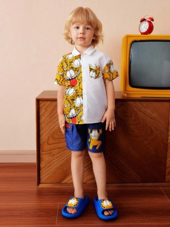 LE PETIT PRINCE X SHEIN Moon & Star Cute Cartoon Blue Children's Slip-On Slippers Toddlers & Kids Non-Slip Quick-Drying Shower Slide, Lightweight And Durable EVA Material, Unisex For Boys And Girls In The House, Bthroom, Playground, Swimming Pool, Beach Indoor Outdoor - Image 134