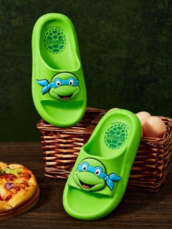 LE PETIT PRINCE X SHEIN Moon & Star Cute Cartoon Blue Children's Slip-On Slippers Toddlers & Kids Non-Slip Quick-Drying Shower Slide, Lightweight And Durable EVA Material, Unisex For Boys And Girls In The House, Bthroom, Playground, Swimming Pool, Beach Indoor Outdoor - Image 149