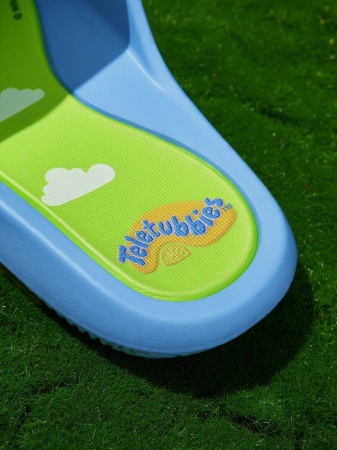 LE PETIT PRINCE X SHEIN Moon & Star Cute Cartoon Blue Children's Slip-On Slippers Toddlers & Kids Non-Slip Quick-Drying Shower Slide, Lightweight And Durable EVA Material, Unisex For Boys And Girls In The House, Bthroom, Playground, Swimming Pool, Beach Indoor Outdoor - Image 155