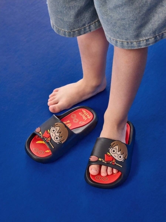 LE PETIT PRINCE X SHEIN Moon & Star Cute Cartoon Blue Children's Slip-On Slippers Toddlers & Kids Non-Slip Quick-Drying Shower Slide, Lightweight And Durable EVA Material, Unisex For Boys And Girls In The House, Bthroom, Playground, Swimming Pool, Beach Indoor Outdoor - Image 165