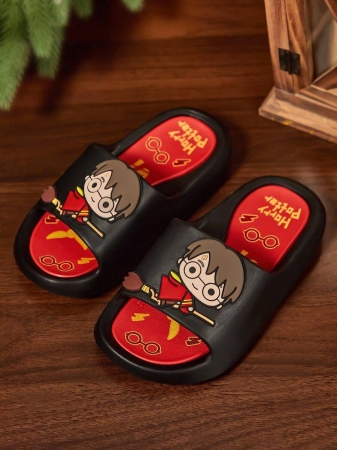 LE PETIT PRINCE X SHEIN Moon & Star Cute Cartoon Blue Children's Slip-On Slippers Toddlers & Kids Non-Slip Quick-Drying Shower Slide, Lightweight And Durable EVA Material, Unisex For Boys And Girls In The House, Bthroom, Playground, Swimming Pool, Beach Indoor Outdoor - Image 166