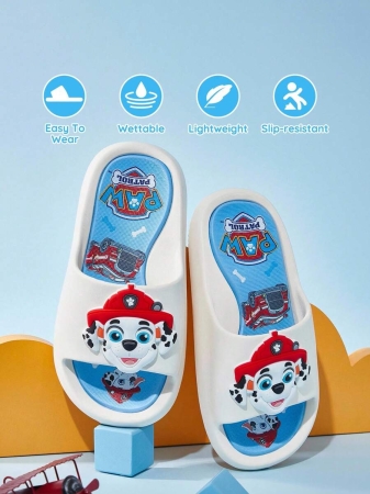 LE PETIT PRINCE X SHEIN Moon & Star Cute Cartoon Blue Children's Slip-On Slippers Toddlers & Kids Non-Slip Quick-Drying Shower Slide, Lightweight And Durable EVA Material, Unisex For Boys And Girls In The House, Bthroom, Playground, Swimming Pool, Beach Indoor Outdoor - Image 189