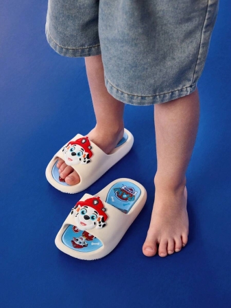 LE PETIT PRINCE X SHEIN Moon & Star Cute Cartoon Blue Children's Slip-On Slippers Toddlers & Kids Non-Slip Quick-Drying Shower Slide, Lightweight And Durable EVA Material, Unisex For Boys And Girls In The House, Bthroom, Playground, Swimming Pool, Beach Indoor Outdoor - Image 197
