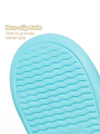 LE PETIT PRINCE X SHEIN Moon & Star Cute Cartoon Blue Children's Slip-On Slippers Toddlers & Kids Non-Slip Quick-Drying Shower Slide, Lightweight And Durable EVA Material, Unisex For Boys And Girls In The House, Bthroom, Playground, Swimming Pool, Beach Indoor Outdoor - Image 212