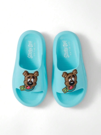 LE PETIT PRINCE X SHEIN Moon & Star Cute Cartoon Blue Children's Slip-On Slippers Toddlers & Kids Non-Slip Quick-Drying Shower Slide, Lightweight And Durable EVA Material, Unisex For Boys And Girls In The House, Bthroom, Playground, Swimming Pool, Beach Indoor Outdoor - Image 215