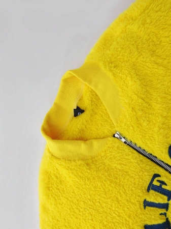 ROMWE MEN Street Life Men's Embroidered Half-Zip Pullover Hoodie, Suitable For Autumn/Winter - Image 6