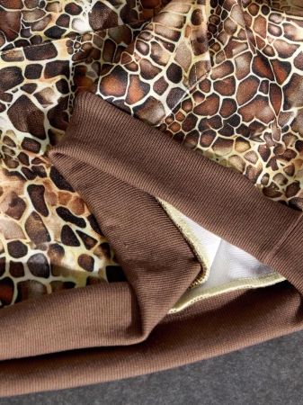 ROMWE MEN Street Life Men's Fashionable Animal Print Loose Fit Hoodie Sweatshirt - Image 8