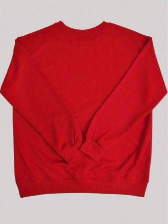 Christmas Candy Cocoa And Bowknot Pattern Printed Sweatshirt - Autumn And Winter Season Casual Long Sleeve, Round Neck Sweatshirt, Suitable For Women - Machine Washable Polyester - Plus Size Women's Clothing 2025 - Image 16