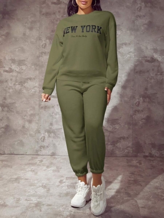 SHEIN SXY Letter Graphic Drop Shoulder Sweatshirt,Long Sleeve Tops In Fall/Winter - Image 14