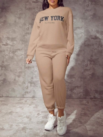 SHEIN SXY Letter Graphic Drop Shoulder Sweatshirt,Long Sleeve Tops In Fall/Winter - Image 19
