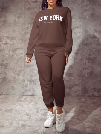 SHEIN SXY Letter Graphic Drop Shoulder Sweatshirt,Long Sleeve Tops In Fall/Winter - Image 29