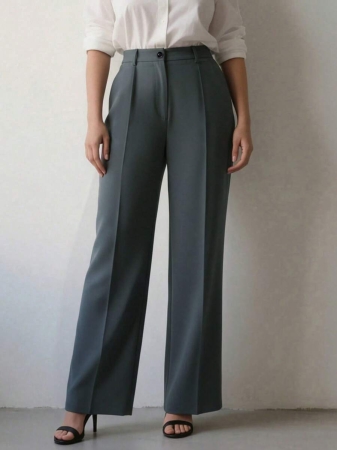 Women's High Waist Pleated Loose Fit Trousers, Suitable For Work And Casual Wear, Spring/Summer - Image 41