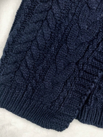 Women's Loose Casual Tie Lantern Sleeve Knitted Cardigan - Image 6