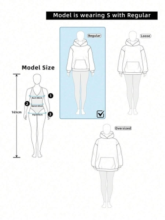 EMERY ROSE Khaki Plaid Round Neck Casual Comfortable Sweatshirt, Fall/Winter - Image 51