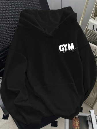 SHEIN Women's Letter Print Long Sleeve Casual Loose Hoodie Sweatshirt Fall Cloth For Women, Christmas - Image 3