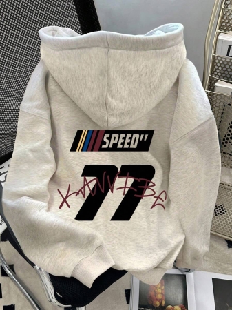 SHEIN Women's Letter Print Long Sleeve Casual Loose Hoodie Sweatshirt Fall Cloth For Women, Christmas - Image 22