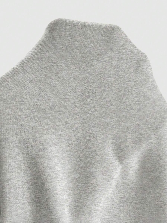 EMERY ROSE Fashionable Casual Style Long Sleeve Plaid Collar Zipper Letter Print Hoodie For Women Fall Cloth For Women, Christmas - Image 32